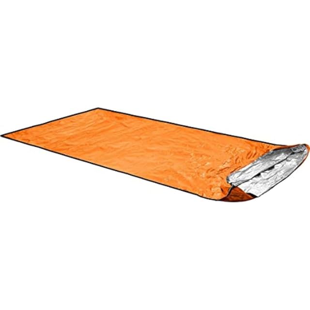 Sacco da bivacco d’emergenza Ortovox Bivy Ultralight in arancione acceso