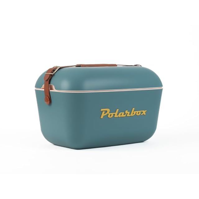 Contenitore frigo rigido Kreher Polarbox da 20 litri blu classico con tracolla