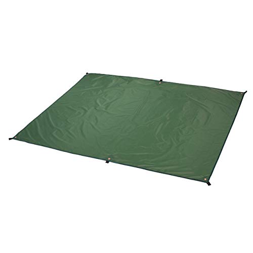 Telo tarp Ahsado in Oxford 210D con occhielli metallici agli angoli usato come telo pavimento per tenda