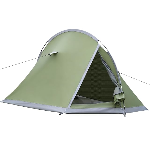 Tenda a cupola per due Foumteex con due porte in rete e un telo esterno a copertura totale