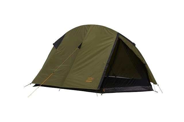 Tenda a cupola Grand Canyon CARDOVA 1 verde oliva con arco a palina unica e tenda interna in rete
