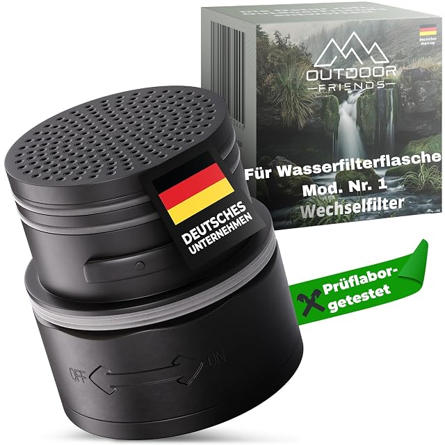 Elemento filtrante di ricambio OUTDOOR-FRIENDS EasyPress per una borraccia dell’acqua a pressione